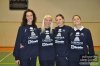 Le quattro atlete del Cariparma  Volley SiGrade ospiti della festa, (Mila Montani, Natasa Sevarika, Eleonora Conti e Anna Grizzo )<br />

