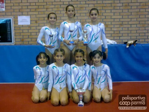 Atlete partecipanti alla Fase Regionale del Campionato di Categoria a Squadre C2.

In alto da sinistra Ilaria Rossiano, Alessia Orsatti, Aurora Cocconcelli
In ginocchio Aurora Dardari, Benedetta Ricci, Deborah Ollari, Martina Vitanza