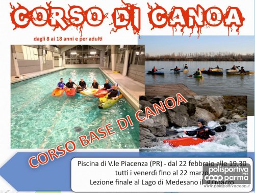 corso di canoa