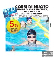 Parte ilnuovo progetto per i corsi di nuoto