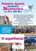 Palestra Aperta domenica 26 settembre.