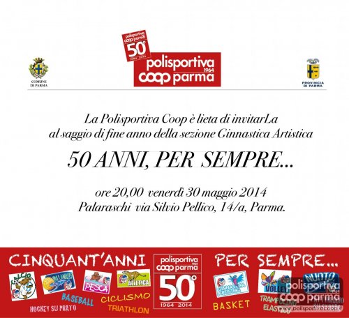 invito al saggio: 50 anni insieme, per sempre...