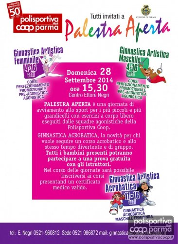 Palestra Aperta: tutti invitati.