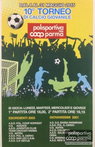 Sta per iniziare il 10 torneo calcio giovanile 