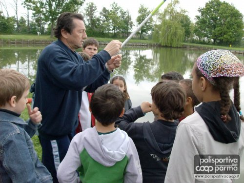 Prima seduta pratica scuola di pesca.