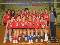 Coop Pallavolo - Squadra ROSSA - 2 Class. CAMPIONATO FIPAV U14 - 4 Class. CAMPIONATO ALLIEVE CSI - 2 Class. Trofeo del Mare CSI - 3 Class. Coppa Emilia Romagna - ATLETE IN SELEZIONE : CANALI ANNA, CLEMENTE MARIALICE e TASSI BEATRICE