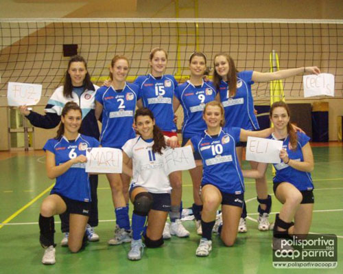 Squadra ARGENTO -  1 Class. II Divisione- PROMOSSE IN 1 DIV. - 3 Class. FIPAV U18